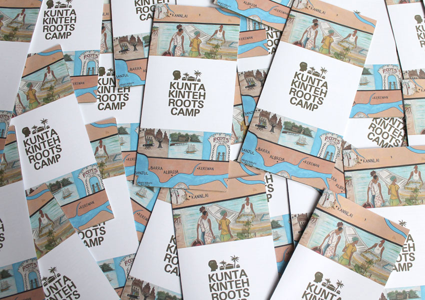 LOGO, LEAFLET ET CARTE DE VISITE POUR UN PROJET À VOCATION TOURISTIQUE EN MÉMOIRE DE L’HISTOIRE D’UNE PARTIE DE LA GAMBIE