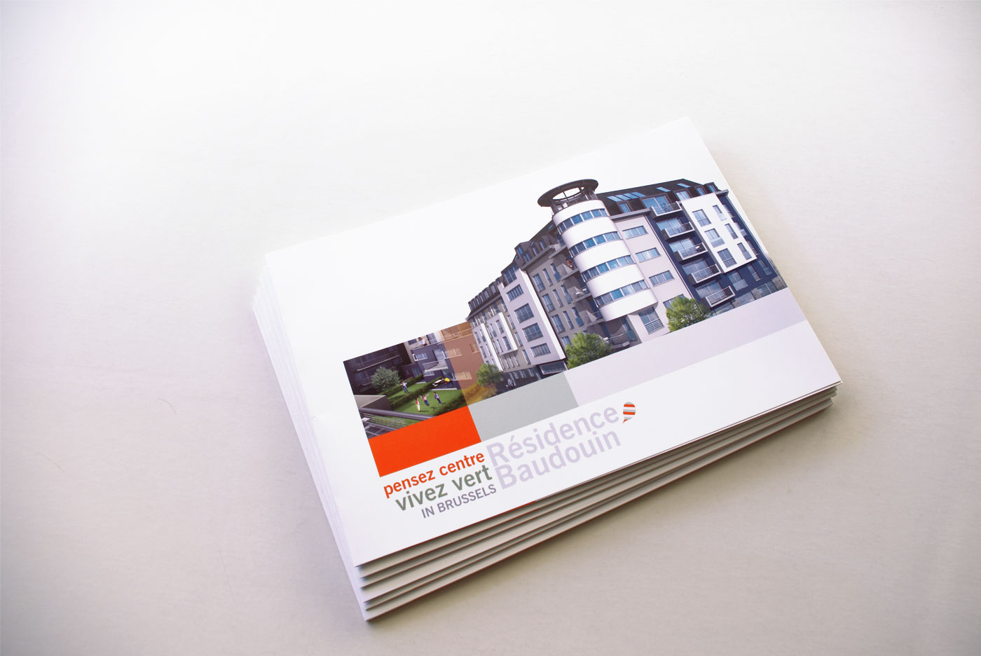 PLAQUETTE POUR UN PROJET IMMOBILIER À DEUX PAS DU CENTRE DE BRUXELLES