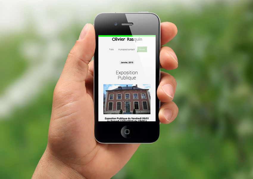 SITE FOLIO POUR ARTISTE