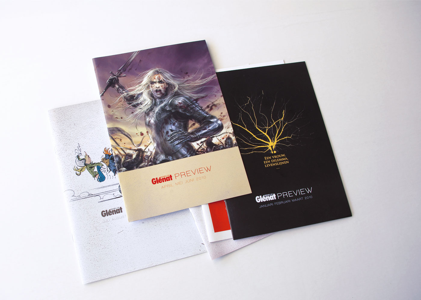 CATALOGUE TRIMESTRIEL POUR GLENAT BENELUX